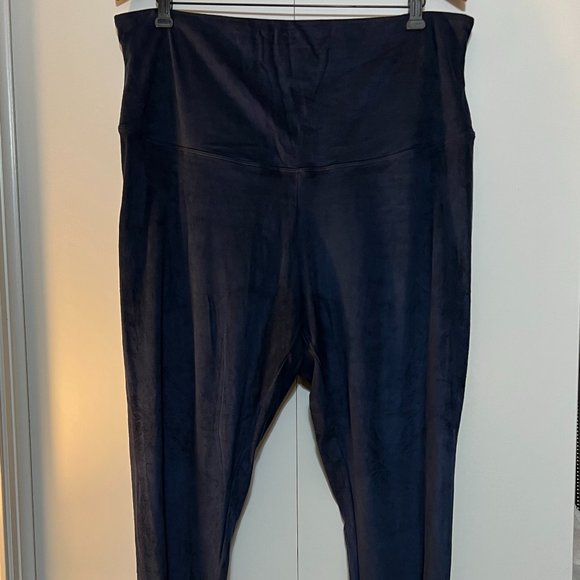 Yummie faux suede leggings - Navy - Picture 4 of 6